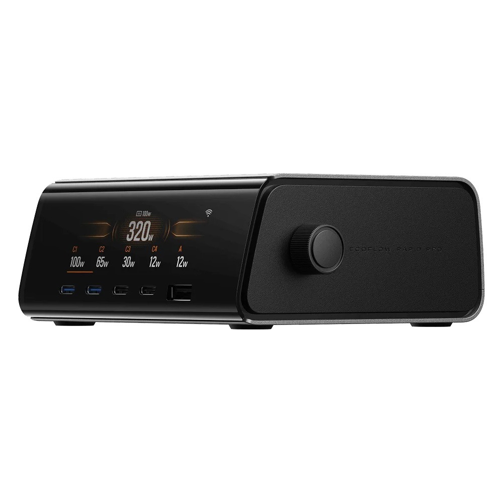 EcoFlow RAPID Pro chargeur GaN de bureau 320 W